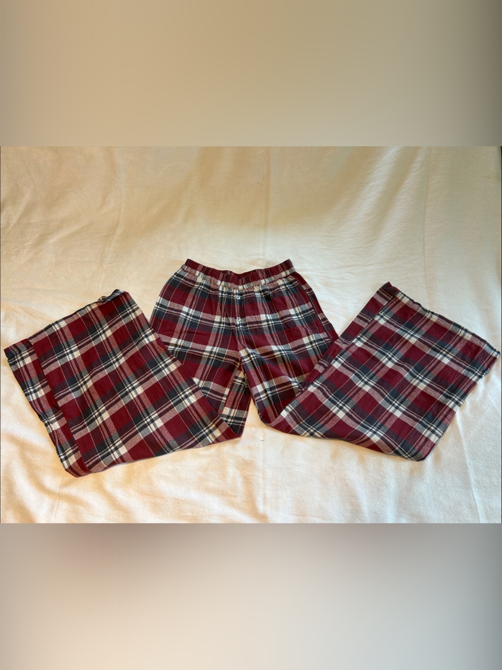 Sincerly Jules Red Plaid Pajama Pants Set